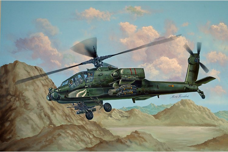 1:48 Trumpeter 05838 Boeing AH-64A Apache - Amerikaanse Gevechtshelikopter - Tru05838 1 - TRU05838