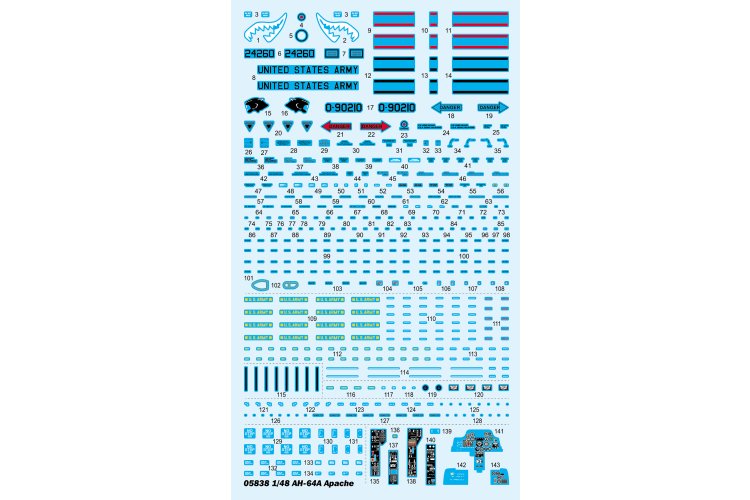 1:48 Trumpeter 05838 Boeing AH-64A Apache - Amerikaanse Gevechtshelikopter - Tru05838 3 - TRU05838