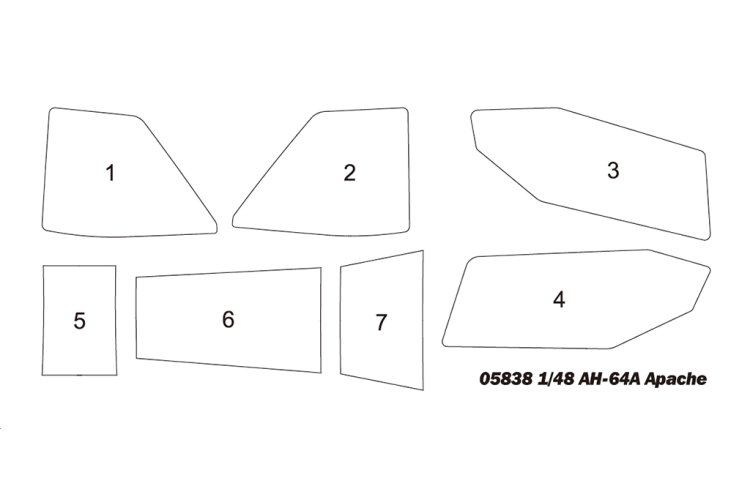 1:48 Trumpeter 05838 Boeing AH-64A Apache - Amerikaanse Gevechtshelikopter - Tru05838 4 - TRU05838