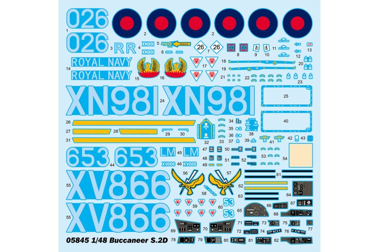 1:48 Trumpeter 05845 Blackburn Buccaneer S.2D - Britse Straaljager - Tru05845 3 - TRU05845