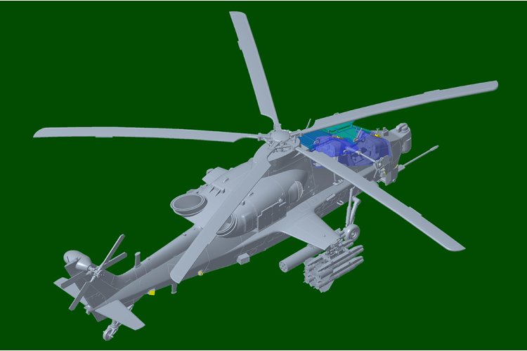 1:48 Trumpeter 05849 Changhe Z-10G Attack Helicopter - Chinese Helikopter - Tru05849 8 - TRU05849
