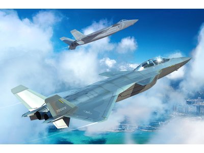 1:48 Trumpeter 05864 Chengdu J-20S Mighty Dragon - Chinese Straaljager - Tru05864 1 - TRU05864