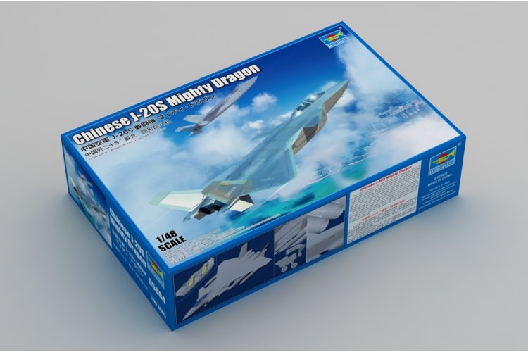 1:48 Trumpeter 05864 Chengdu J-20S Mighty Dragon - Chinese Straaljager - Tru05864 2 - TRU05864