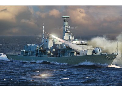 1:700 Trumpeter 06722 HMS Monmouth F235 - Type 23-klasse - Brits Fregat - Tru06722 1 - TRU06722