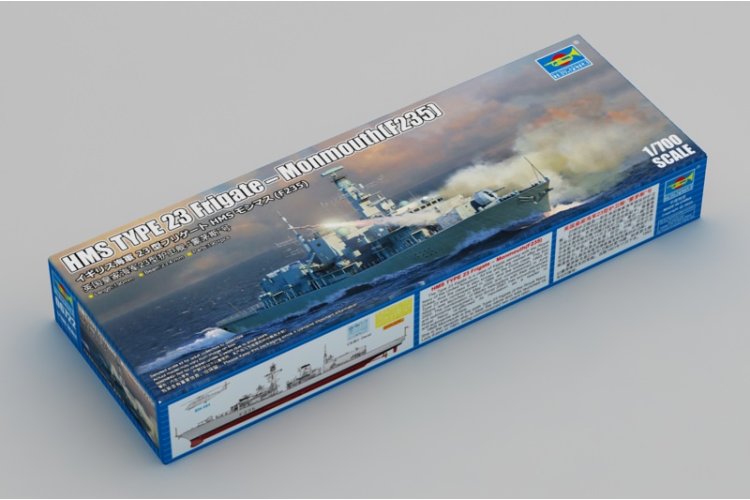 1:700 Trumpeter 06722 HMS Monmouth F235 - Type 23-klasse - Brits Fregat - Tru06722 2 - TRU06722