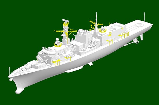 1:700 Trumpeter 06722 HMS Monmouth F235 - Type 23-klasse - Brits Fregat - Tru06722 8 - TRU06722