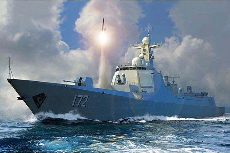 1:700 Trumpeter 06732 PLA Navy Type 052D Destroyer - Tru06732 1 - TRU06732
