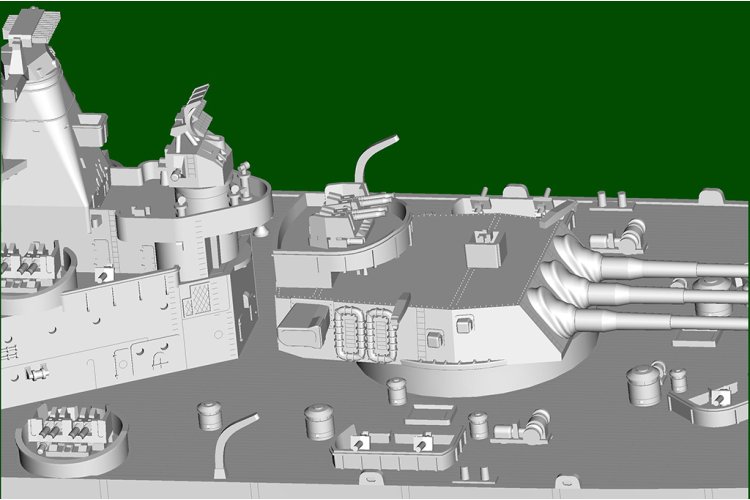 1:700 Trumpeter 06748 USS Missouri BB-63 Battle Ship - Tru06748 9 - TRU06748