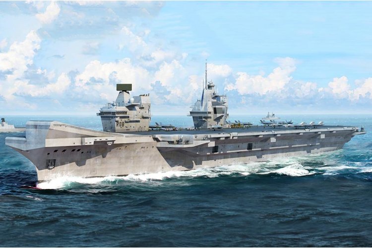 1:700 Trumpeter 06751 HMS Queen Elizabeth - Queen Elizabeth-klasse - Brits Vliegdekschip - Tru06751 1 - TRU06751
