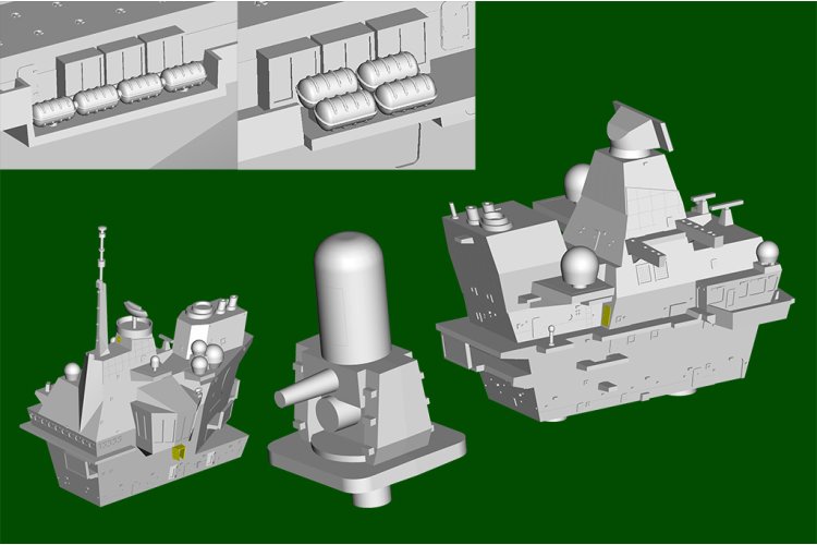 1:700 Trumpeter 06751 HMS Queen Elizabeth - Queen Elizabeth-klasse - Brits Vliegdekschip - Tru06751 13 - TRU06751