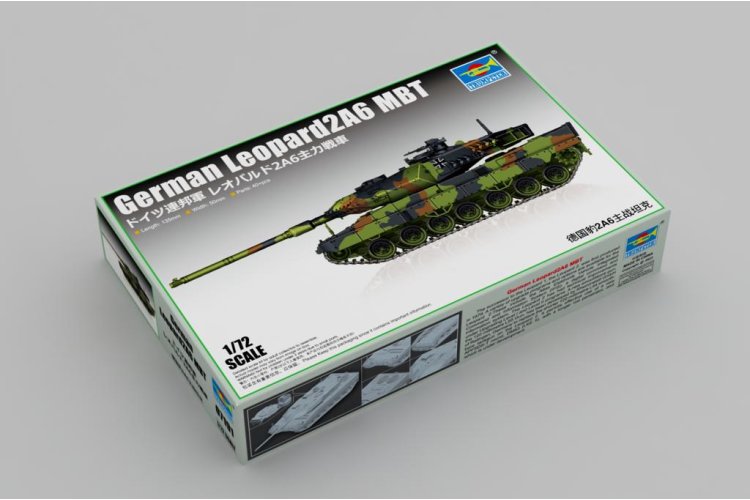 1:72 Trumpeter 07191 German Leopard2A6 MBT Tank - Tru07191 1 - TRU07191