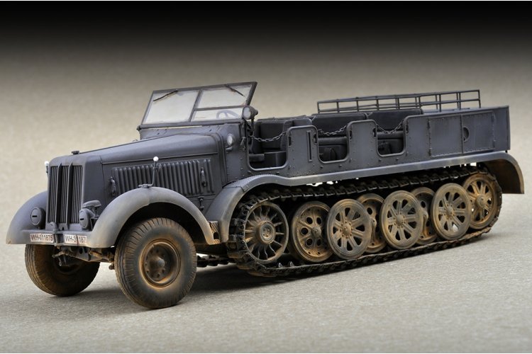 1:72 Trumpeter 07403 German Sd.Kfz. 8 Heavy Half-track 12t - Tru07403 2 - TRU07403