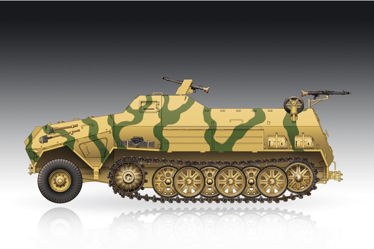 1:72 Trumpeter 07404 Sd.Kfz.8 Armored 12t Half-Track - Military Vehicle - Tru07404 1 - TRU07404