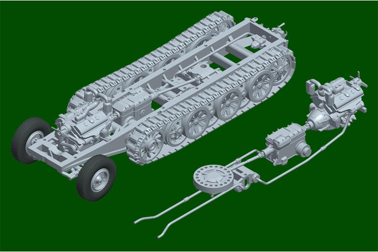 1:72 Trumpeter 07404 Sd.Kfz.8 Armored 12t Half-Track - Military Vehicle - Tru07404 15 - TRU07404