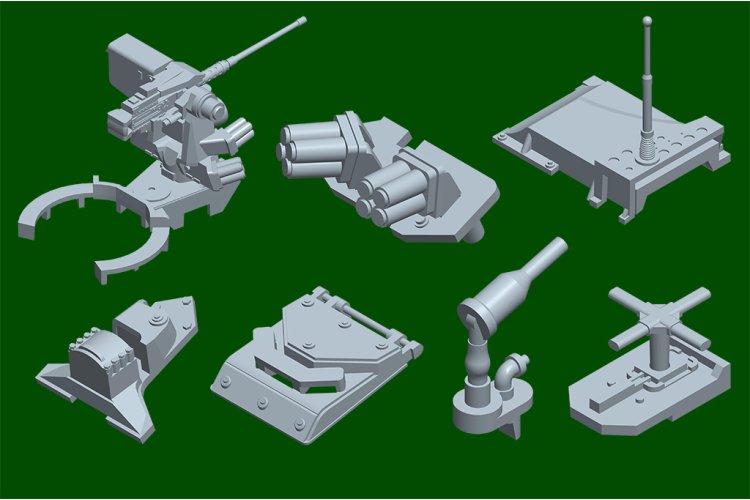 1:72 Trumpeter 07423 M1130 Stryker Commandovoertuig - Amerikaans Pantserinfanterievoertuig - Tru07423 9 - TRU07423