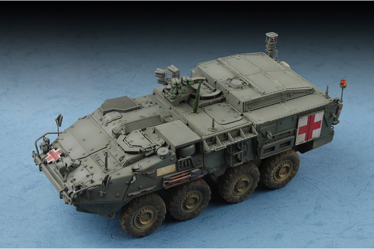 1:72 Trumpeter 07428 General Dynamics M1133 Stryker Medical Evacuation Vehicle Early &ndash; American Armoured Vehicle - Tru07428 1 - TRU07428