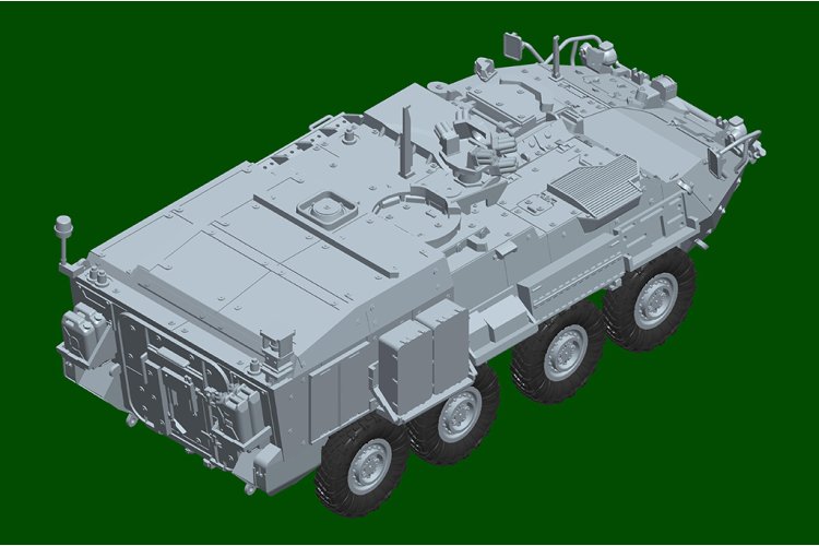1:72 Trumpeter 07428 General Dynamics M1133 Stryker Medical Evacuation Vehicle Early &ndash; American Armoured Vehicle - Tru07428 10 - TRU07428