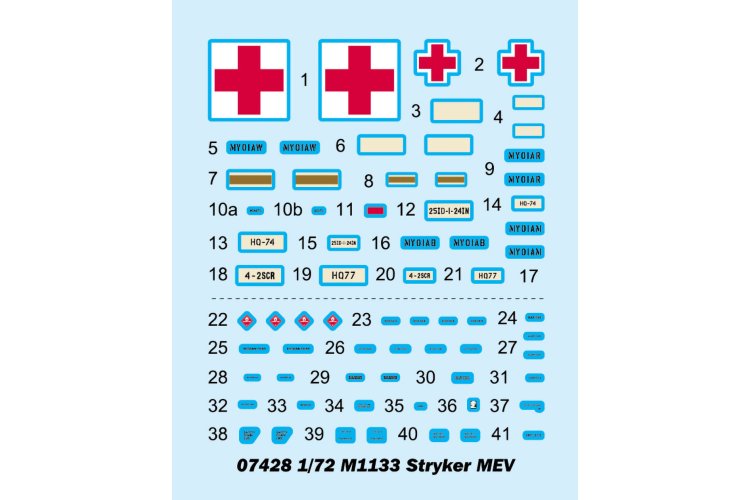 1:72 Trumpeter 07428 General Dynamics M1133 Stryker Medical Evacuation Vehicle Early &ndash; American Armoured Vehicle - Tru07428 3 - TRU07428