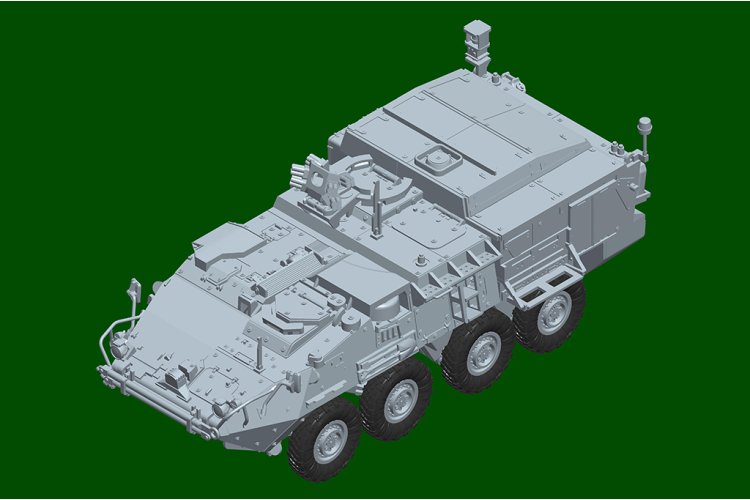 1:72 Trumpeter 07428 General Dynamics M1133 Stryker Medical Evacuation Vehicle Early &ndash; American Armoured Vehicle - Tru07428 9 - TRU07428