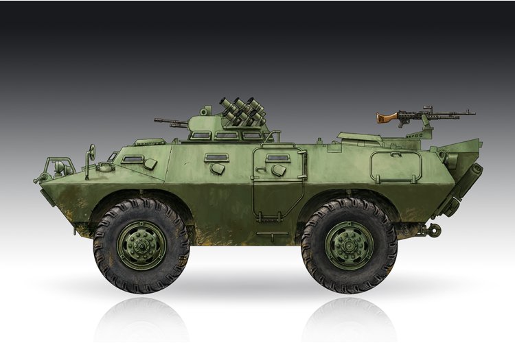 1:72 Trumpeter 07440 Improved Product of M706 Commando Armored Car - Military Vehicle - Tru07440 1 - TRU07440