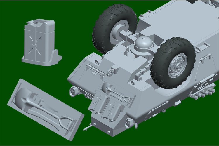 1:72 Trumpeter 07440 Improved Product of M706 Commando Armored Car - Military Vehicle - Tru07440 13 - TRU07440