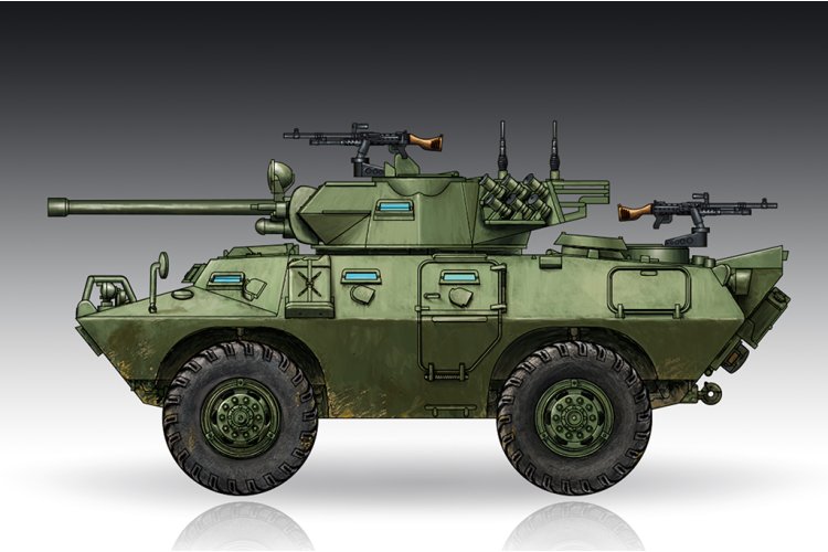 1:72 Trumpeter 07442 M706 LAV-150 APC 90mm Mecar Gun - Militair Panzervoertuig - Tru07442 1 - TRU07442