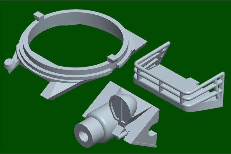 1:72 Trumpeter 07443 LAV-150 Commando AFV met Cockerill 90mm Kanon - Amerikaans Militair Pantservoertuig - Tru07443 11 - TRU07443