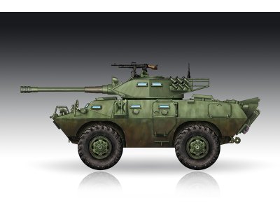 1:72 Trumpeter 07443 LAV-150 Commando AFV met Cockerill 90mm Kanon - Amerikaans Militair Pantservoertuig - Tru07443 2 - TRU07443