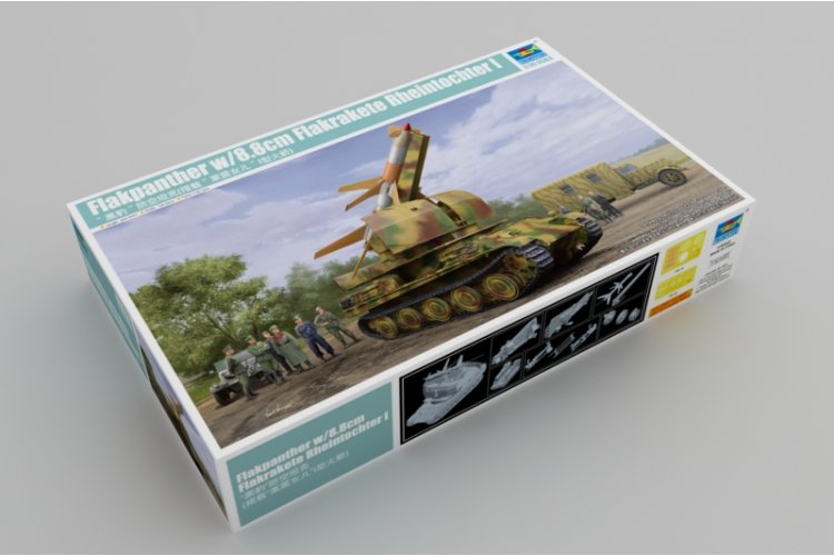 1:35 Trumpeter 09532 Flakpanther w/8.8cm Flakrakete Rheintochter I - Tru09532 1 1 - TRU09532