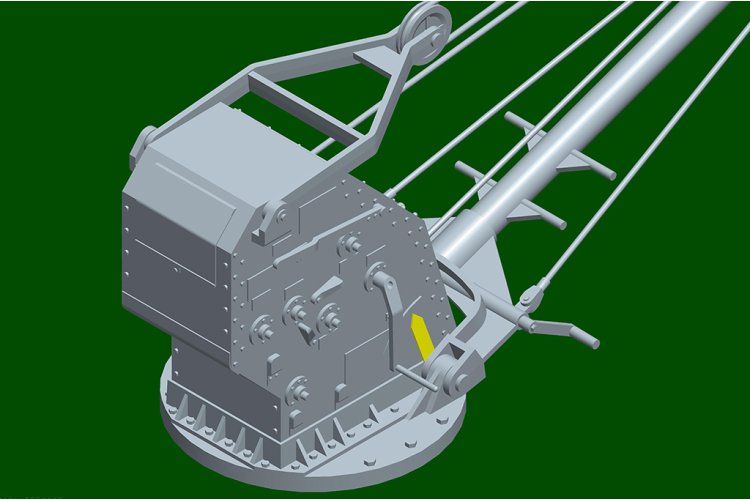 1:35 Trumpeter 09576 Heavy Half-Track 18t Sd.Kfz.9/1 with 6 Ton Bilstein Crane - Tru09576 15 - TRU09576