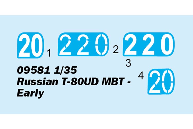 1:35 Trumpeter 09581 Russian T-80UD MBT - Early - Tank - Tru09581 3 1 - TRU09581