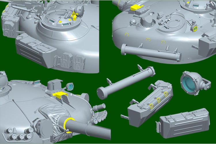 1:35 Trumpeter 09604 T-72M1 - Tank - Tru09604 16 - TRU09604