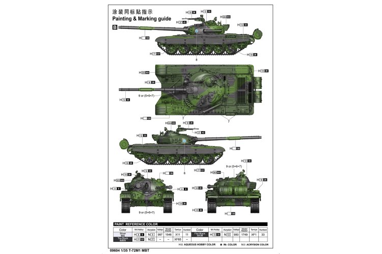 1:35 Trumpeter 09604 T-72M1 - Tank - Tru09604 5 - TRU09604