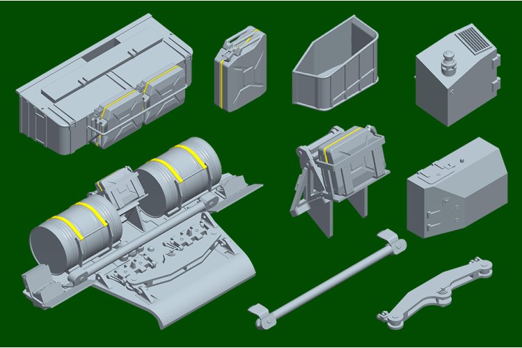 1:35 Trumpeter 09611 MBT Challenger-1 mk.3 - Britse Tank - Tru09611 15 - TRU09611