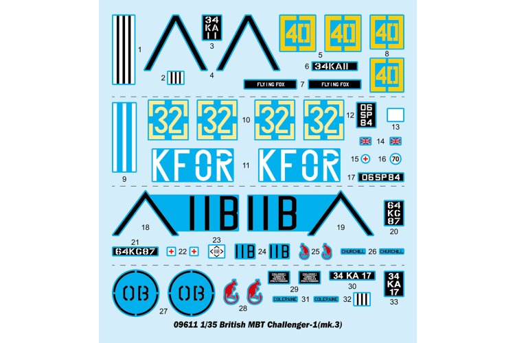 1:35 Trumpeter 09611 MBT Challenger-1 mk.3 - Britse Tank - Tru09611 3 - TRU09611
