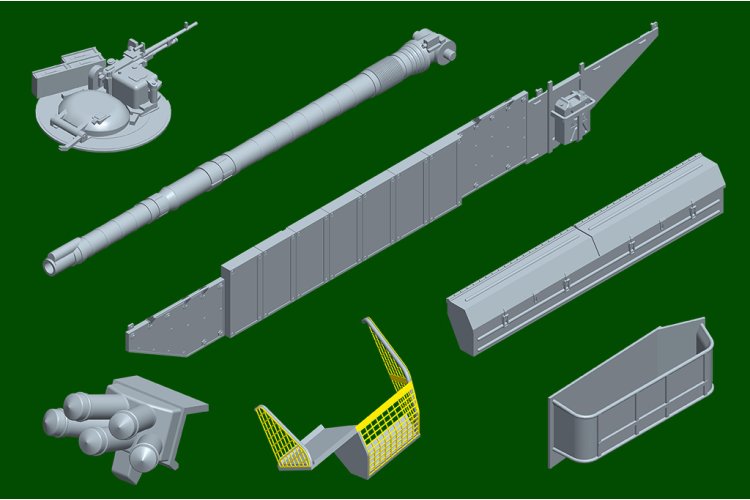 1:35 Trumpeter 09612 Challenger 1 Mk.3 Gulf War - British Main Battle Tank - Tru09612 14 - TRU09612