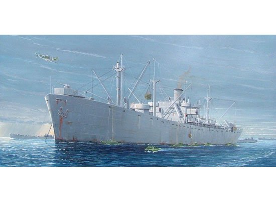 1:350 Trumpeter 05301 WWII Liberty Ship S.S. Jeremiah O Brien - Tru5301 1 - TRU05301