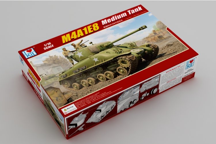 1:16 I Love Kit 61618 M4 Sherman - M4A1E8 Medium Tank - Truilo61618 2 - TRUILO61618