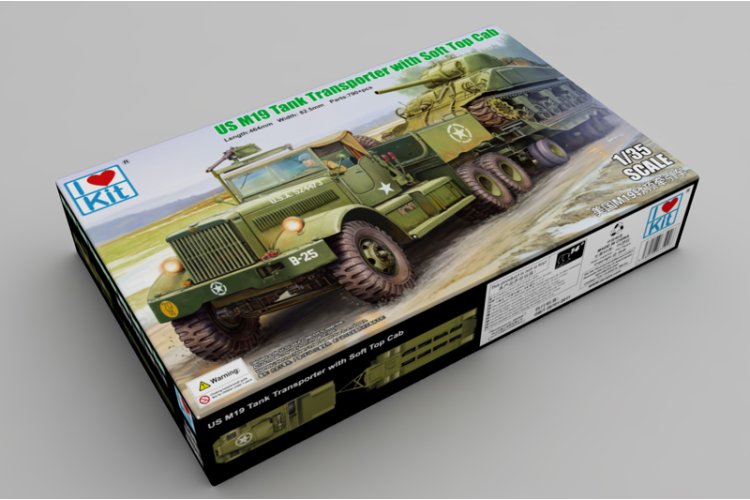 1:35 I Love Kit 63502 US M19 Tank Transporter With Soft Top Cab - Truilo63502 2 - TRUILO63502