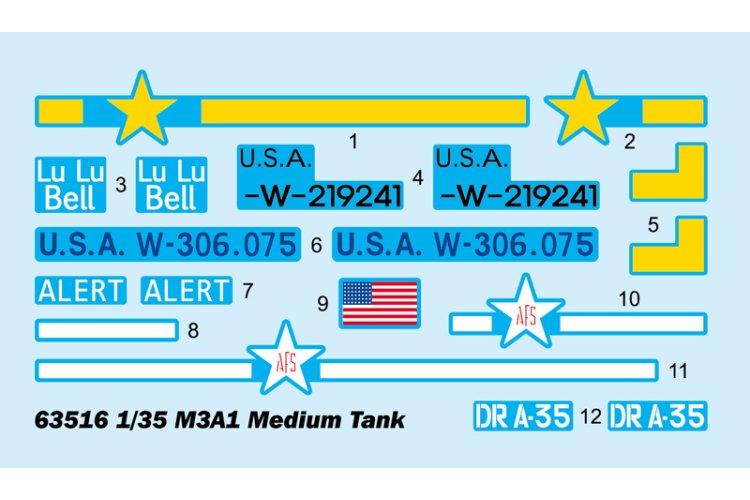 1:35 I Love Kit 63516 M3A1 Medium Tank - Truilo63516 3 - TRUILO63516