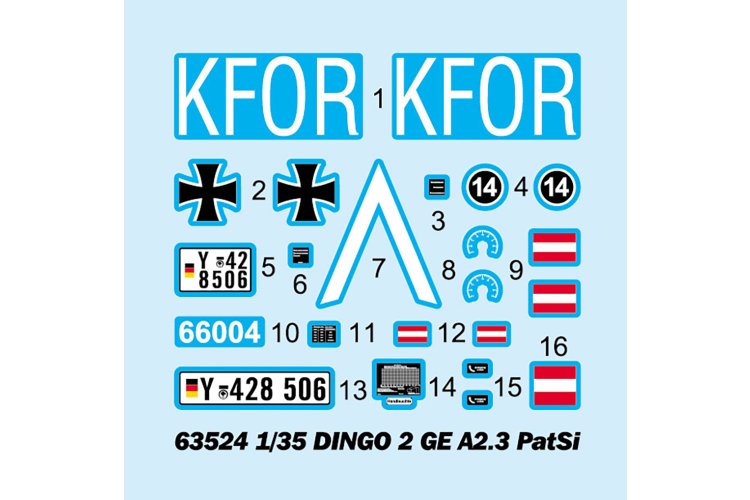 1:35 I Love Kit 63524 ATF DINGO 2 GE A2.3. PatSi - Militair Voertuig - Truilo63524 3 - TRUILO63524