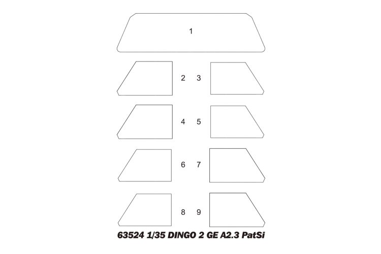 1:35 I Love Kit 63524 ATF DINGO 2 GE A2.3. PatSi - Militair Voertuig - Truilo63524 4 - TRUILO63524