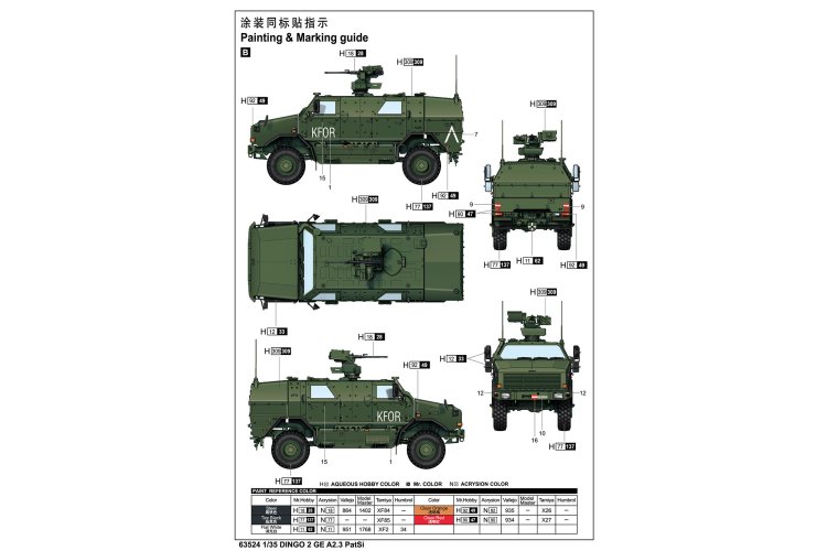 1:35 I Love Kit 63524 ATF DINGO 2 GE A2.3. PatSi - Militair Voertuig - Truilo63524 6 - TRUILO63524