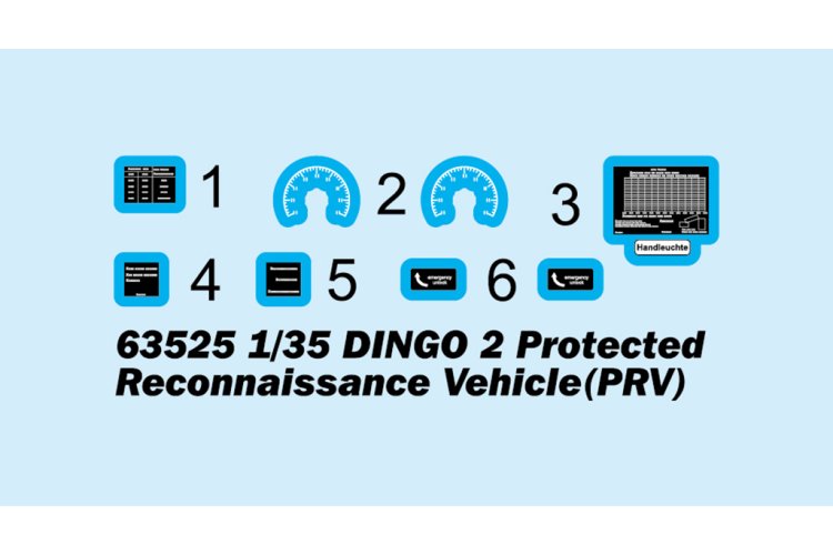1:35 I Love Kit 63525 Dingo 2 Recce (Optoelectronic) - Duits Modern Verkenningsvoertuig - Truilo63525 3 - TRUILO63525