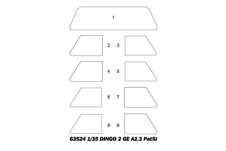 1:35 I Love Kit 63525 Dingo 2 Recce (Optoelectronic) - Duits Modern Verkenningsvoertuig - Truilo63525 4 - TRUILO63525