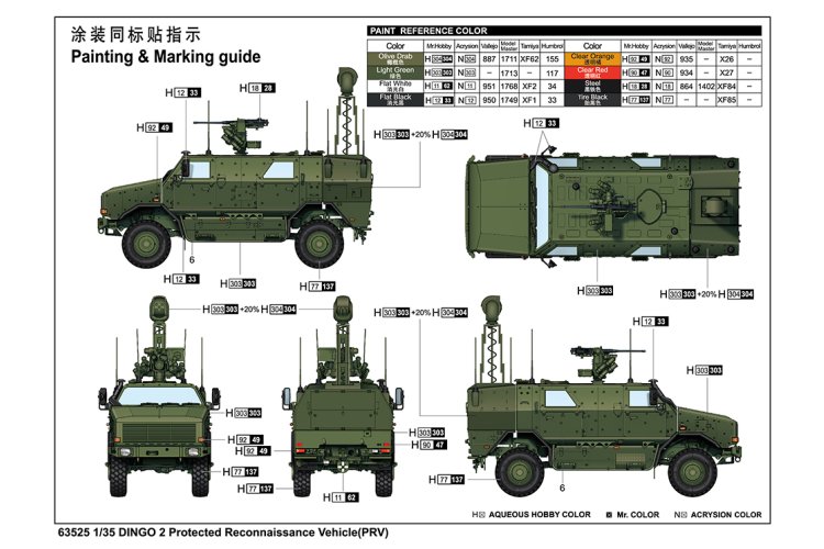 1:35 I Love Kit 63525 Dingo 2 Recce (Optoelectronic) - Duits Modern Verkenningsvoertuig - Truilo63525 5 - TRUILO63525