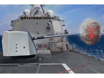 1:35 I Love Kit 63551 MK-45 Mod.4 Gun - 5-inch/62-caliber - Cannon - Truilo63551 1 - TRUILO63551