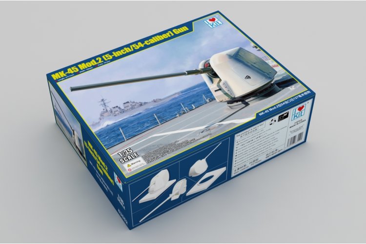 1:35 I Love Kit 63552 MK-45 Mod.2 Gun - 5-inch/54-caliber - Cannon - Truilo63552 2 - TRUILO63552