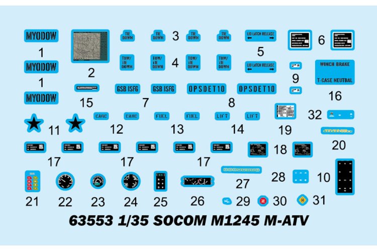 1:35 I Love Kit 63553 SOCOM M1245 M-ATV MRAP - Amerikaans Pantservoertuig - Truilo63553 3 - TRUILO63553
