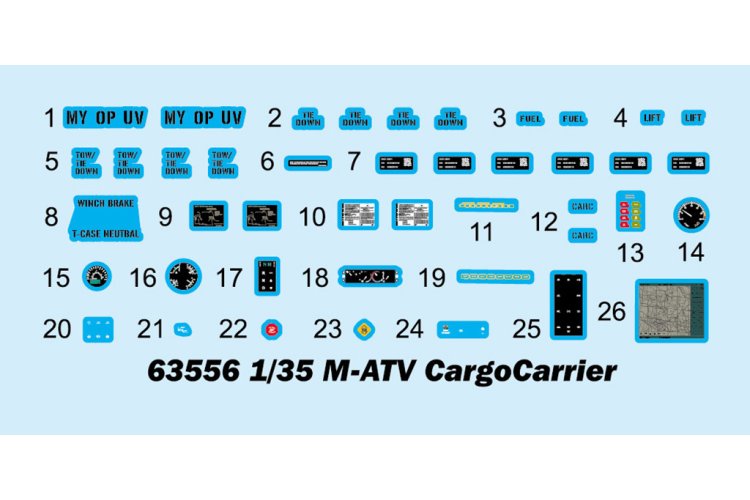1:35 I Love Kit 63556 Oshkosh M-ATV Cargo Carrier &ndash; American Armoured Vehicle - Truilo63556 3 - TRUILO63556